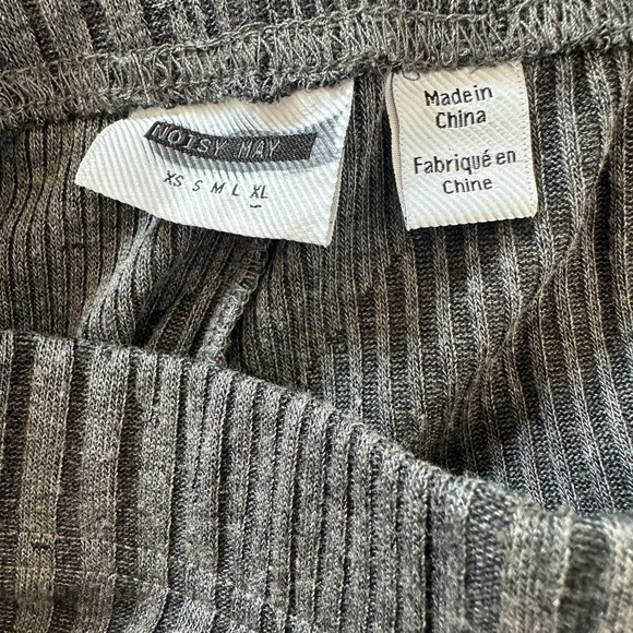 Noisy May Mélange High Waist Rib Leggings - Picture 8 of 9